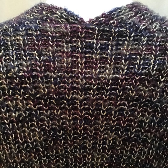 EUC/NWOT Metallic Cocoon Open Front Cardigan Overpiece - Picture 11 of 16